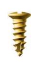 Facial Non Locking Screw, Ø 2.2 , Ø 1.3 , 03 mm , Gold