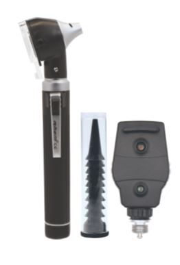 Combi Trulit Mini Otoscope M6, Ophthalmoscope M3 Set (Green) 2.5V Xenon