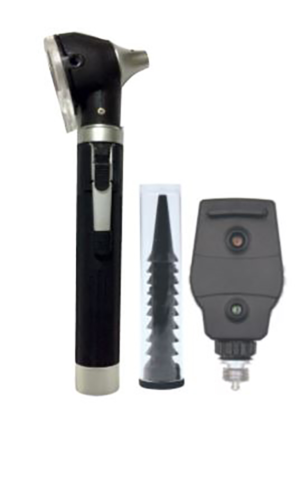 Combi Trulit Mini Otoscope M6, Ophthalmoscope M3 Set (Maroon) 3.7V LED