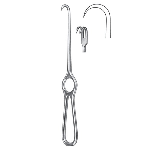 Kocher Retractor, 2 Prongs, Sharp, 22cm