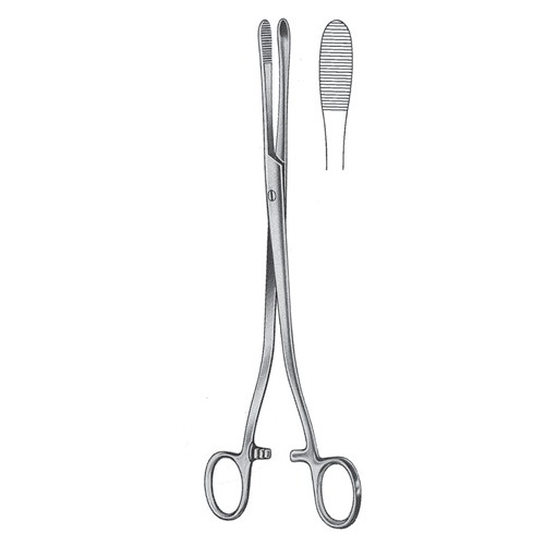 Collin Cotton Swab Forceps, Screw Joint, 25cm