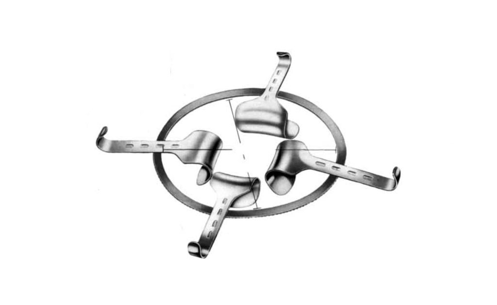 Kirschner Oval Abdominal Retractor, Frame, 300x240mm