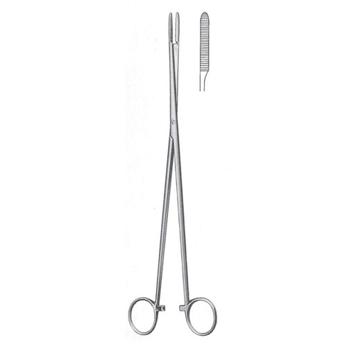 Pelkmann Cotton Swab Forceps, Screw Joint, 25cm