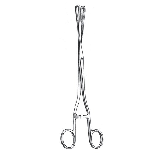 Rampley Cotton Swab Forceps, Screw Joint, 18cm