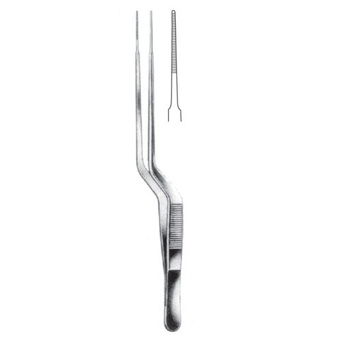 Gerald Dressing Forceps (Bayonet), 18cm