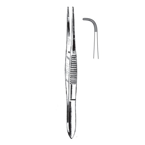 Micro Dressing Forceps, Plain, Cvd, 12cm