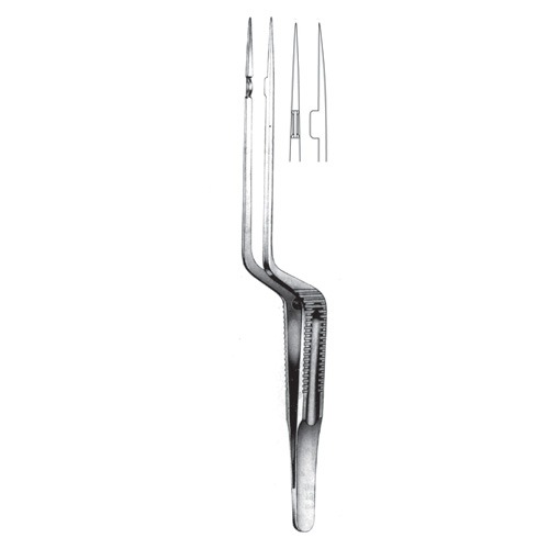 Micro Forceps, Sharp, 22.5cm