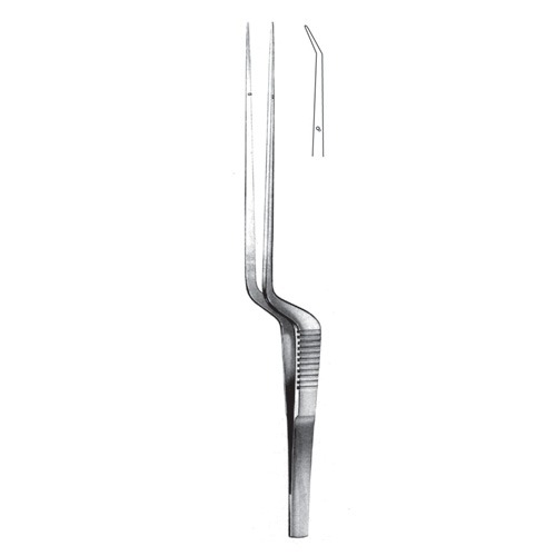 Micro Forceps, Cvd, 18.5cm