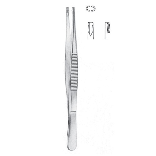 Brown Tissue Forceps, 15cm