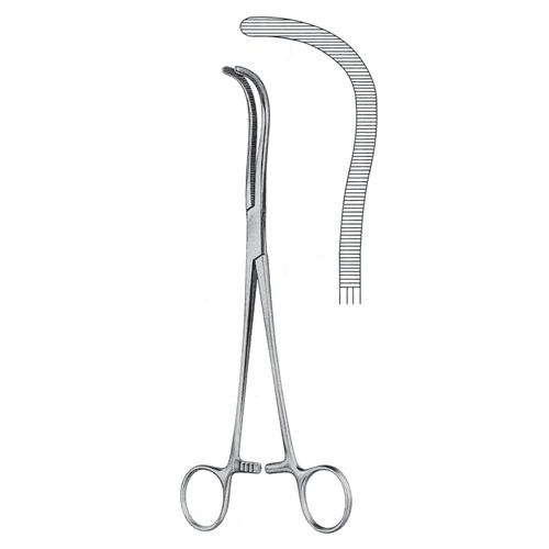 Guyon Clamp Forceps, 23cm