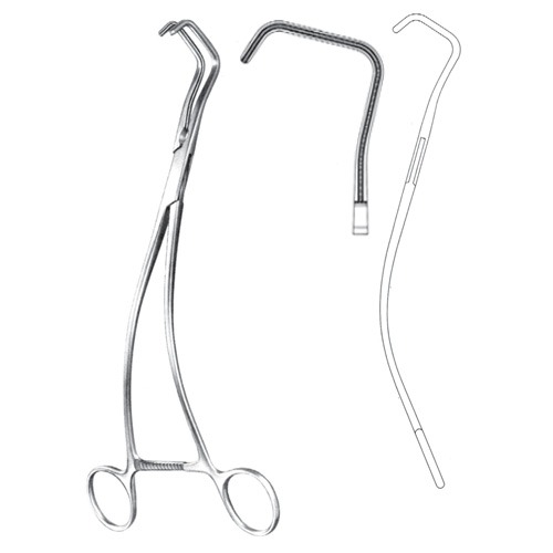 Uro Tangential Clamp Forceps, 26cm