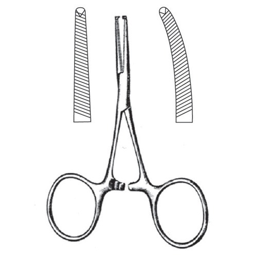 Terrier Artery Forceps, Str, 1X2T,  9cm