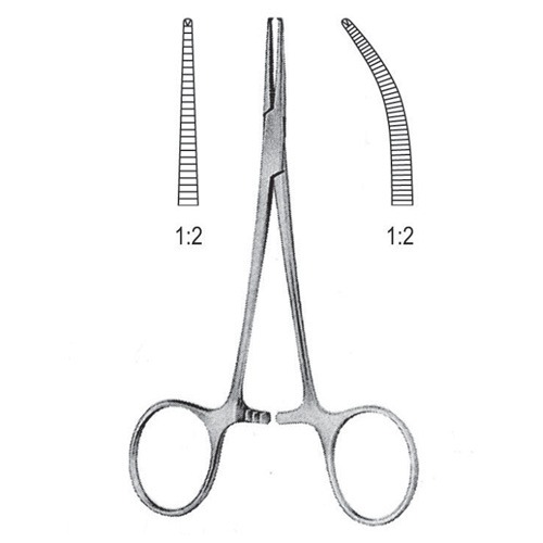 Halsted-Mosquito Artery Forceps, 1x2 Teeth, Cvd, 14cm