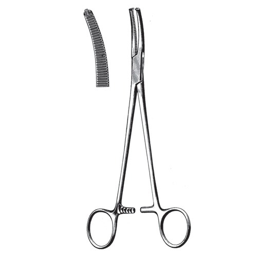 Wertheim Hysterectomy Forceps, 22cm