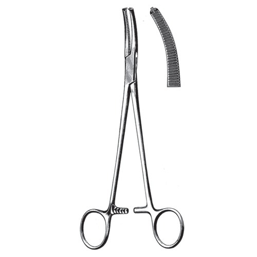 Wertheim Hysterectomy Forceps, 23cm