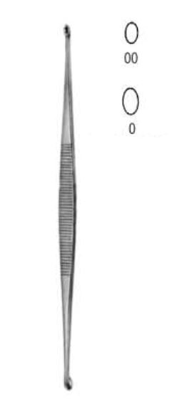 Williger Bone Curette 16.5cm Fig no 1