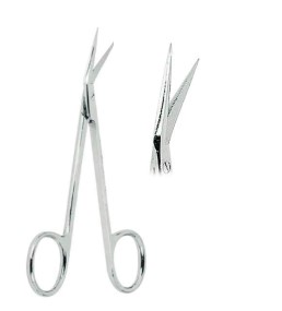 Gum Scissors Angular, one blade serrated Fig. 2