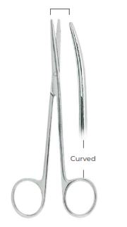 Metzenbaum-Delicate  Dissecting Scissors  Curved Fig. 2(14.5cm)