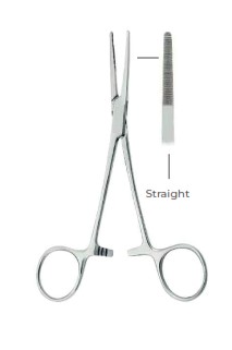 Kelly Haemostatic Forceps Straight Fig. 1  (14cm)