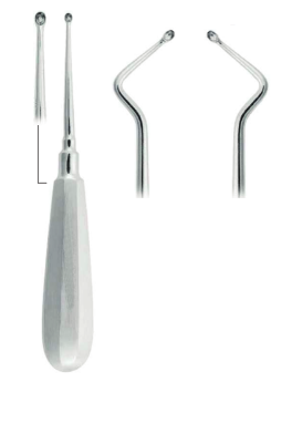 Bone Curettes U.S.A. model 16cm Fig. 2L