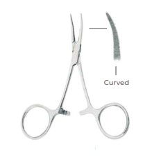 Hartmann Haemostatic Forceps Curved Fig. 2 (10cm)