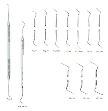 Root-canal excavators Endodontic Instruments Fig. 32L