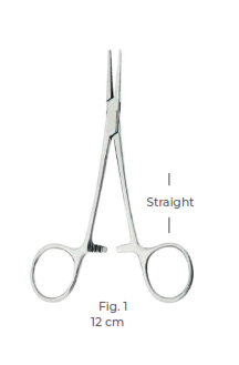 Halstead-Mosquito  Haemostatic Forceps Straight Fig. 1  (12 cm)