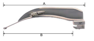 Conventional American Macintosh Blade Mac 0, 82 x 59mm (2.5V Xenon)