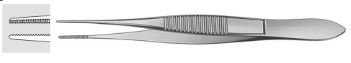 Dressing Forceps serrated 0.7 mm