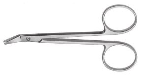 Graefe Eye Scissors Angled on flat blunt-blunt 9 cm