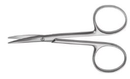 Bonn Model Strabismus Scissors Curved, 9 cm