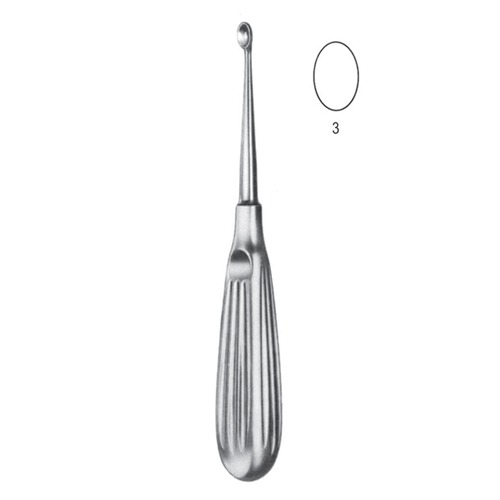 Volkmann Bone Curettes, 17cm, Fig. 00