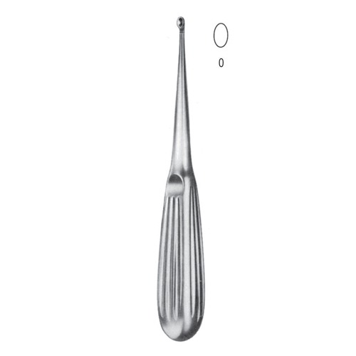 Spratt Bone Curettes, 16.5cm, Fig. 0