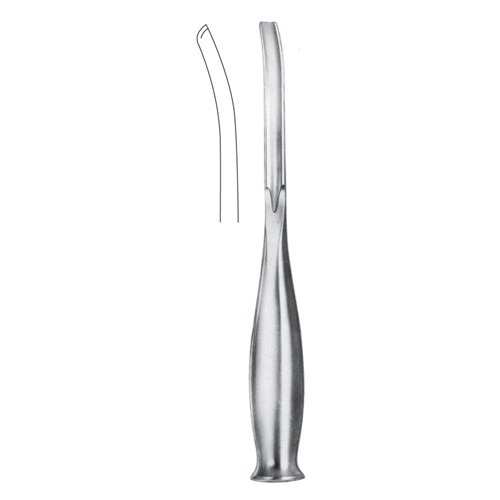 Smith-Petersen Bone Gouges, Curved, 20cm, 16mm