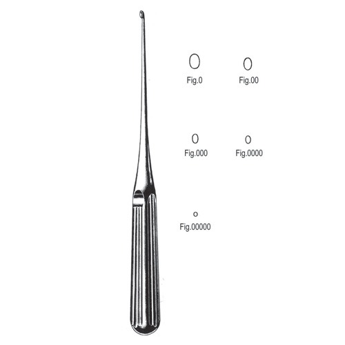 Lempert Bone Curettes, 17.5cm, Fig. 0