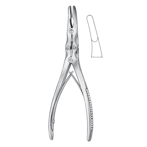 Zaufal-Jansen Bone Rongeur Forceps, 18cm