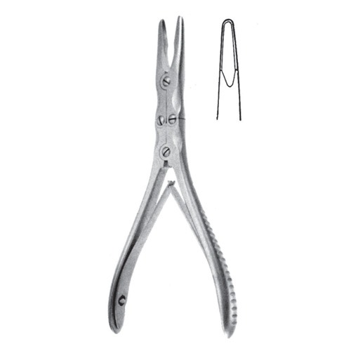 Ruskin-Mini Bone Rongeur Forceps, 15cm, 3mm