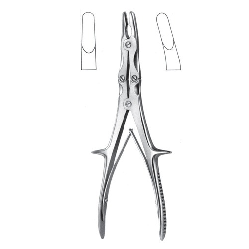 Stille-Ruskin Bone Rongeur Forceps, Straight, 23cm