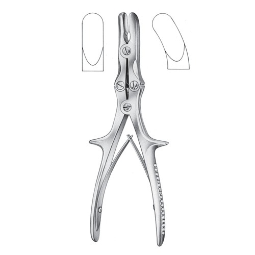 Stille-Luer Bone Rongeur Forceps, Curved, 22cm