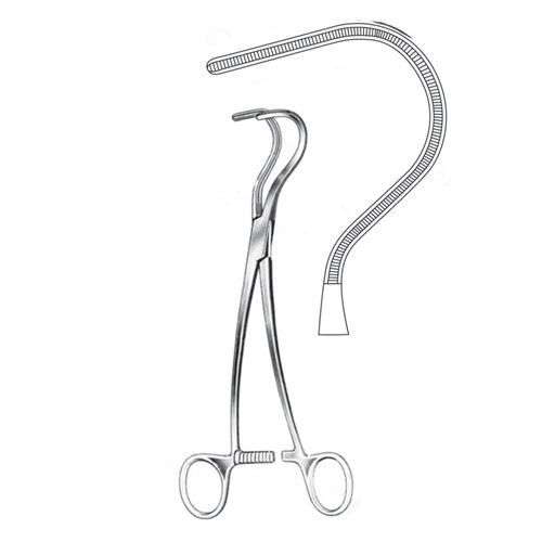 Wylie Atrauma Cardiovascular Forceps, 22cm