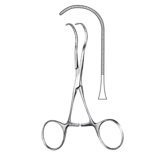 Castaneda Neonatal Pediatric Clamps, Delicate Pattern, 12.0cm