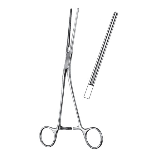 Potts Coarctation Forceps, Angled, 22cm