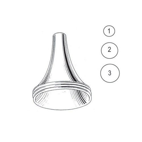 Pritchard Ear Specula, 4.5mm Ø, Fig. 01