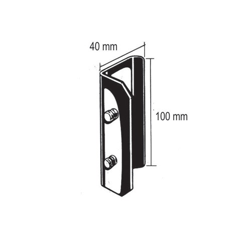 Interchangeable Blades,Alu, 40x100mm