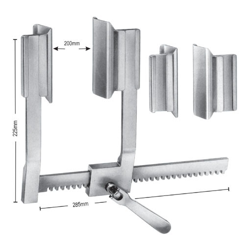 De Bakey Rib Spreaders, 40x100mm