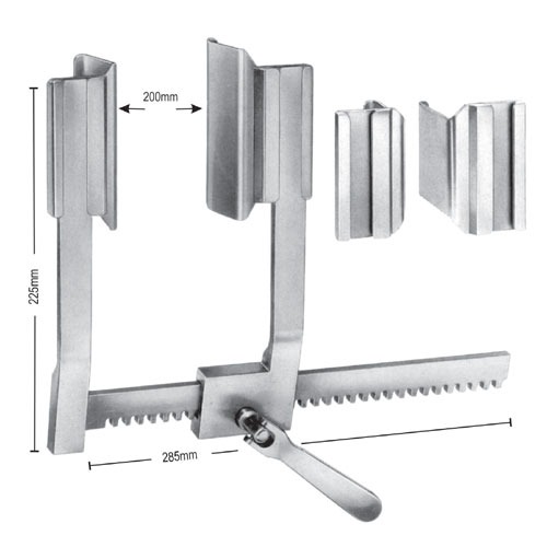 De Bakey Rib Spreaders, 80x60mm