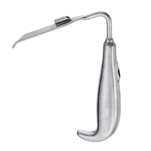 Soft Tissur Retractor14.0cm With Fiber Optic Cable Fitting 20x90mm