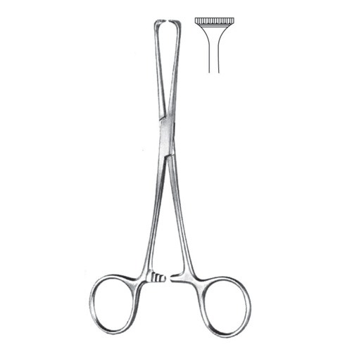 Allis- Adair Tissue And Intestinal Forceps, 5x6 Teeth, 15.5cm