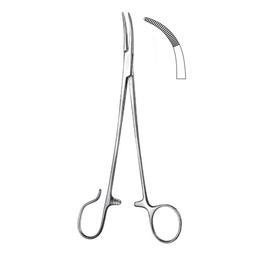 Schindt Tonsil Haemostatic And Abscess Holding Forceps, 19cm