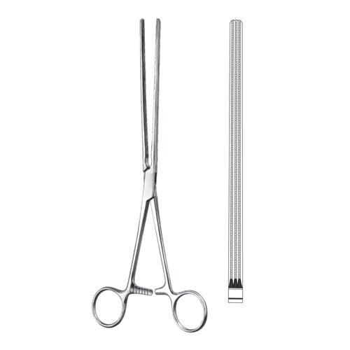 Mayo-Robson-Atrauma Intestinal And Stomach Clamps, Straight,, 25cm